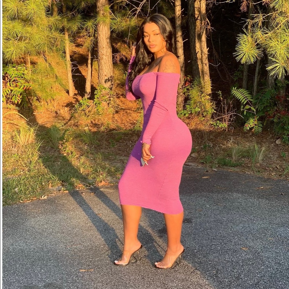 Lavender off shoulder